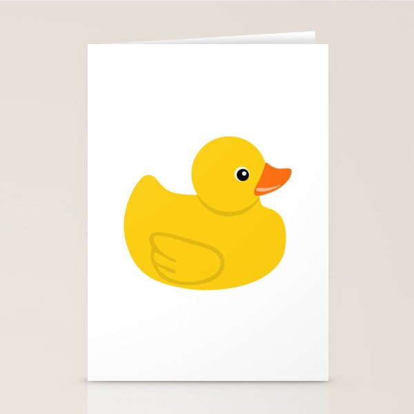 Yellow rubber duck Stationery Card Gallery Image 2