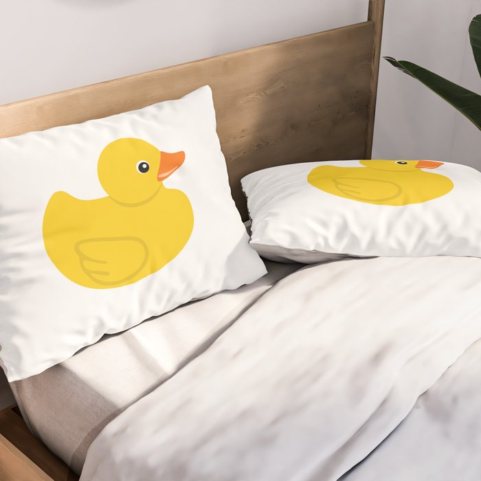 Yellow rubber duck Pillow Sham Gallery Image 2
