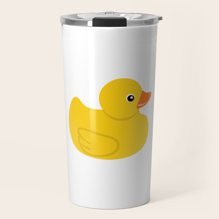 Yellow rubber duck Travel Mug Gallery Image 1
