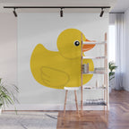 Yellow rubber duck Wall Mural Gallery Image 1