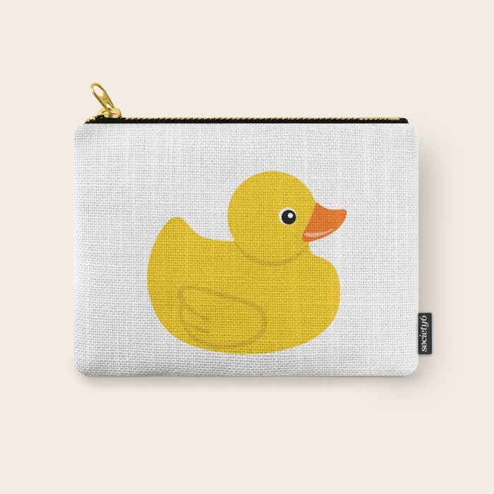 Yellow rubber duck Carry All Pouch Gallery Image 1