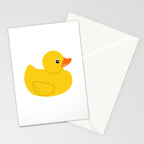 Yellow rubber duck Stationery Card Gallery Image 2