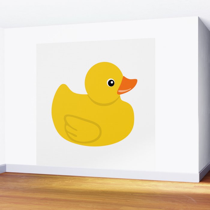 Yellow rubber duck Wall Mural Gallery Image 2