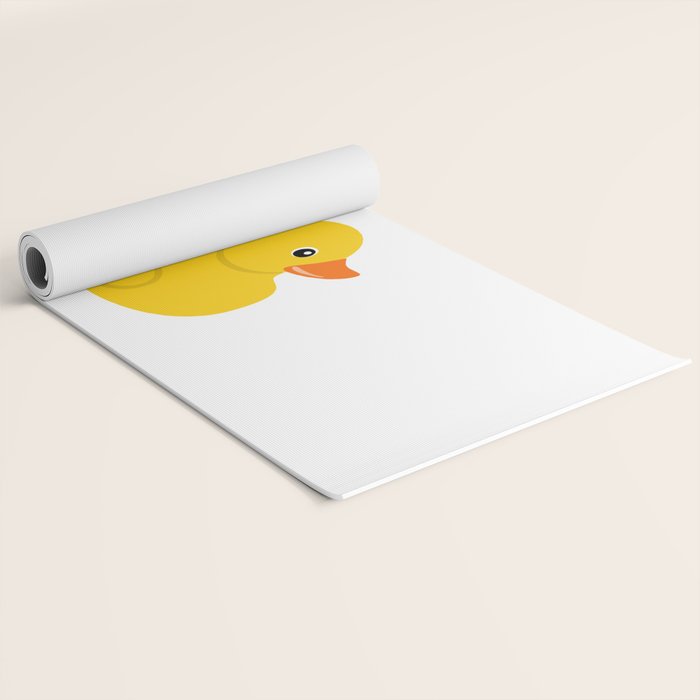 Yellow rubber duck Yoga Mat Gallery Image 2