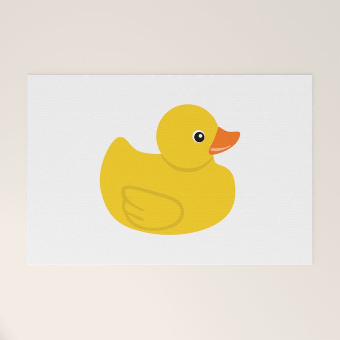 Yellow rubber duck Welcome Mat Gallery Image 1