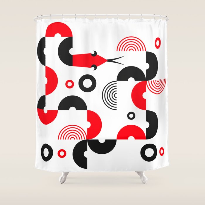 Fun Snake Shower Curtain Gallery Image 1