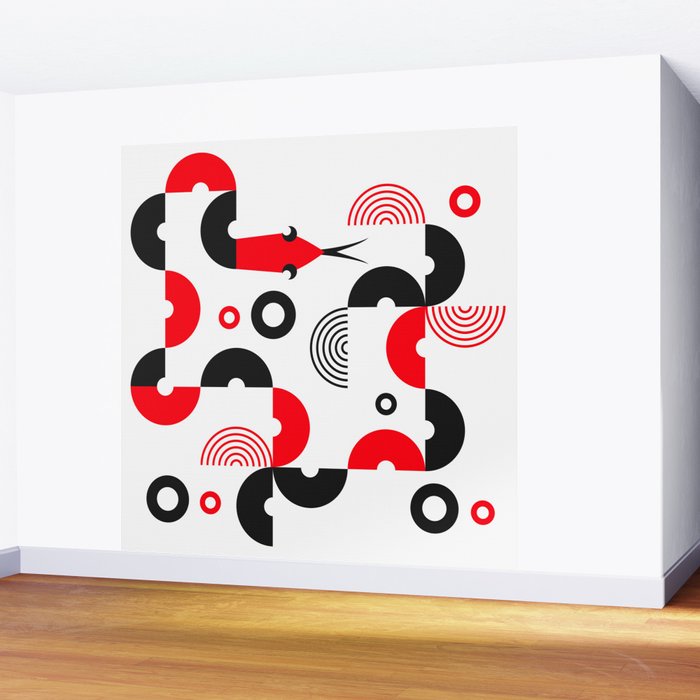 Fun Snake Wall Mural Gallery Image 2