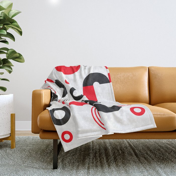 Fun Snake Throw Blanket Gallery Image 1
