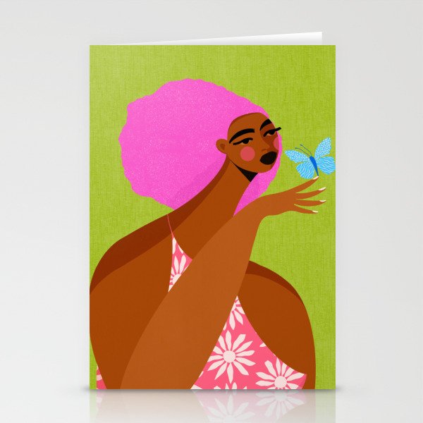 Butterfly Chats Stationery Card Gallery Image 2