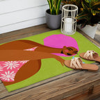 Butterfly Chats Outdoor Rug Gallery Image 2