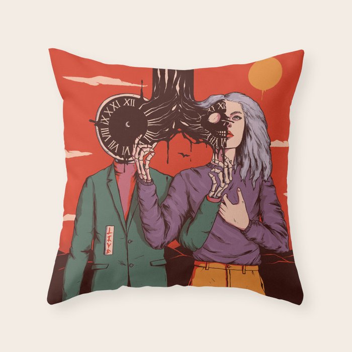 Shared Time Throw Pillow Gallery Image 1