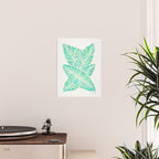 Tropical Banana Leaves - Mint Palette Poster Gallery Image 2