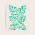 Tropical Banana Leaves - Mint Palette Poster Gallery Image 4