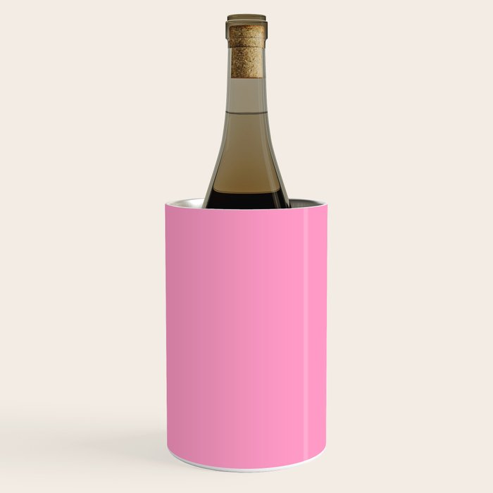 Cheerful Pink Solid Color Wine Chiller Gallery Image 1