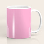 Cheerful Pink Solid Color Coffee Mug Gallery Image 1