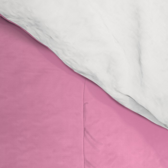 Cheerful Pink Solid Color Comforter Gallery Image 4