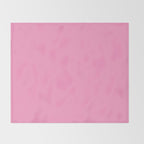Cheerful Pink Solid Color Throw Blanket Gallery Image 2