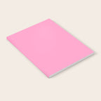 Cheerful Pink Solid Color Notebook Gallery Image 2