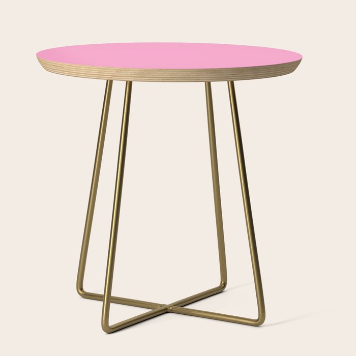 Cheerful Pink Solid Color Side Table Gallery Image 1