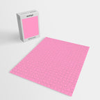 Cheerful Pink Solid Color Jigsaw Puzzle Gallery Image 2