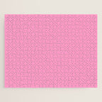 Cheerful Pink Solid Color Jigsaw Puzzle Gallery Image 1