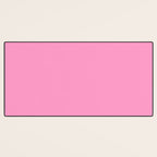 Cheerful Pink Solid Color Desk Mat Gallery Image 3