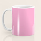 Cheerful Pink Solid Color Coffee Mug Gallery Image 3