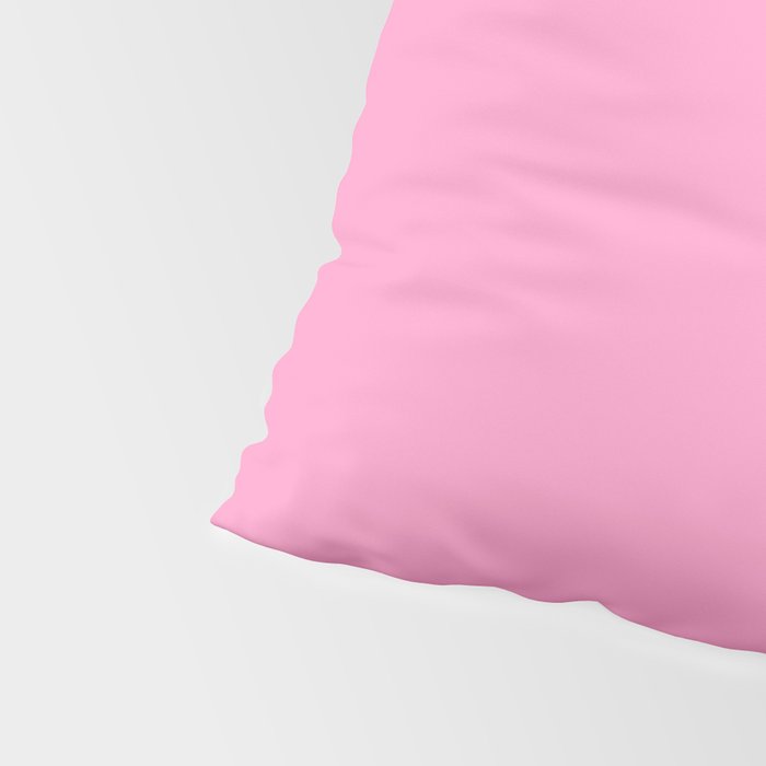 Cheerful Pink Solid Color Pillow Sham Gallery Image 4