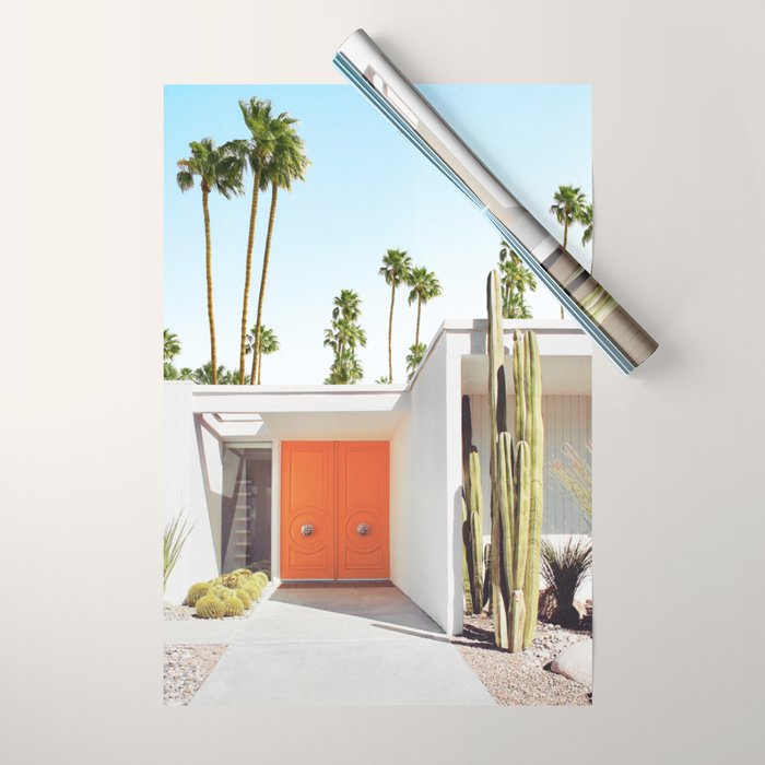 Palm Springs California Wrapping Paper Gallery Image 1