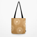 Sun Pattern - Amber Gold Tote Bag Gallery Image 2