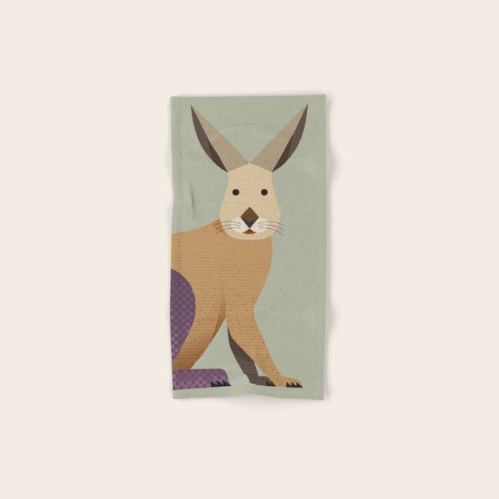 Whimsy European Hare Bath Towel Gallery Image 1