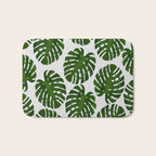 Monstera Leaf III Bath Mat Gallery Image 1