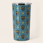 Happy Haunting | Day of Dead Skull Travel Mug Gallery Image 1