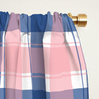 Soft Tones Grid Fusion Window Curtain Gallery Image 2