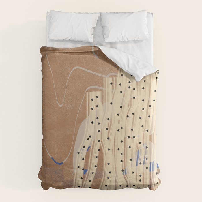 MOOD WOMAN Portrait  Duvet Cover Gallery Image 1