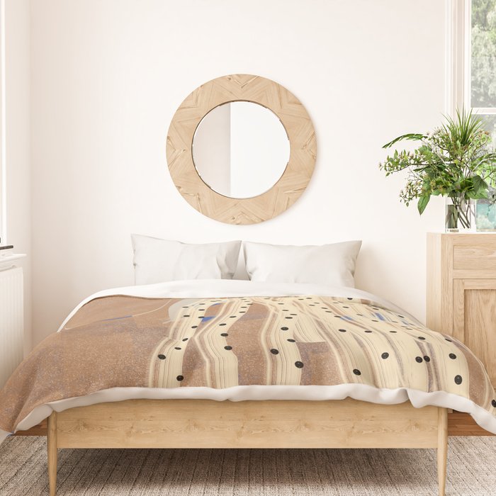 MOOD WOMAN Portrait  Duvet Cover Gallery Image 3