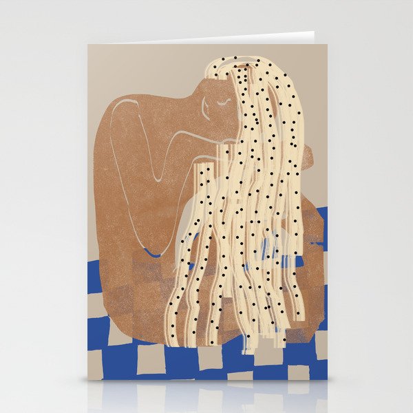 MOOD WOMAN Portrait  Stationery Card Gallery Image 1