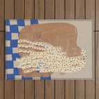 MOOD WOMAN Portrait  Outdoor Rug Gallery Image 1