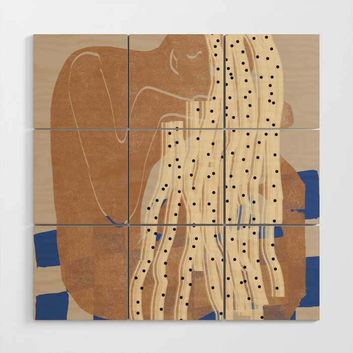 MOOD WOMAN Portrait  Wood Wall Art Gallery Image 1