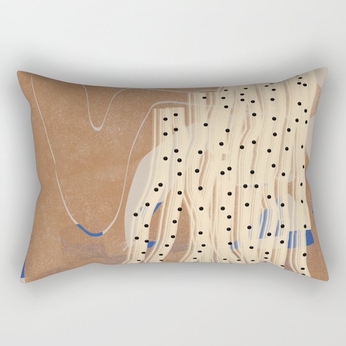 MOOD WOMAN Portrait  Rectangular Pillow Gallery Image 2
