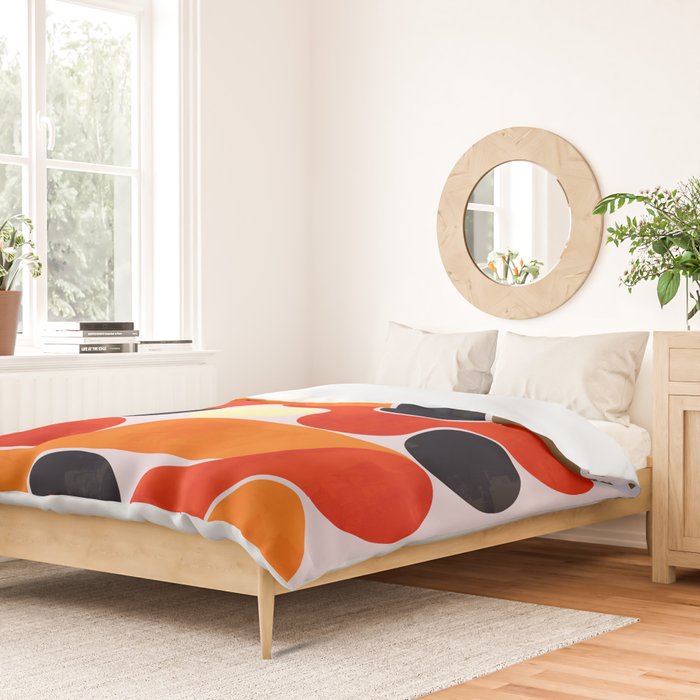 Mid-century geometry no4 Duvet Cover Gallery Image 2