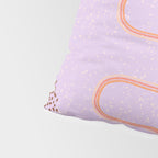 Abstract Fields in Lavender & Brown Pillow Sham Gallery Image 4