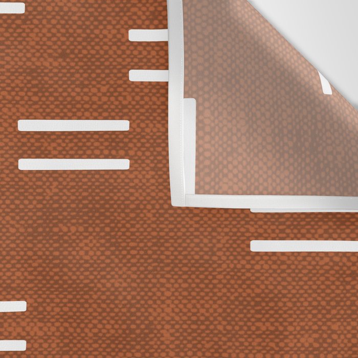 double dash - burnt orange Wall Tapestry Gallery Image 3