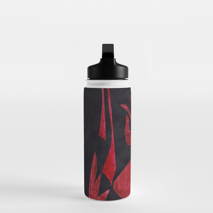 Crimson Dream In Black Water Bottle Gallery Image 3