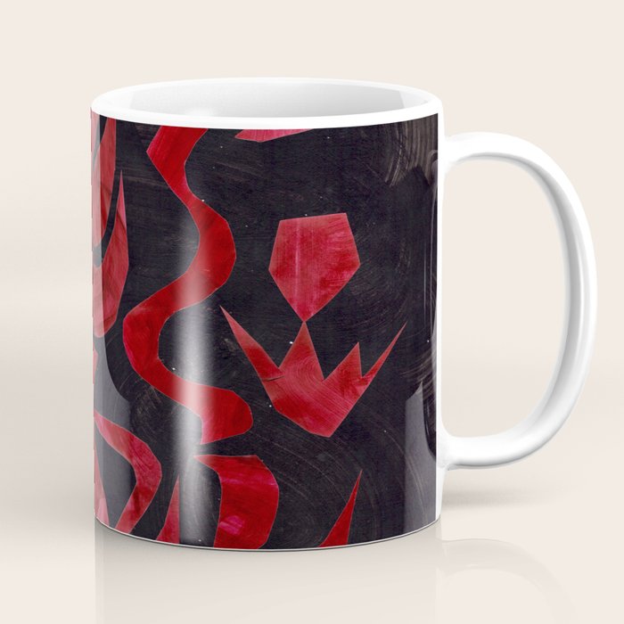 Crimson Dream In Black Coffee Mug Gallery Image 1