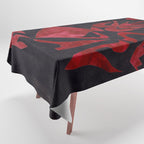 Crimson Dream In Black Tablecloth Gallery Image 1