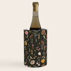 Spring Garden Flower Collection - Charcoal Black Wine Chiller Gallery Image 1