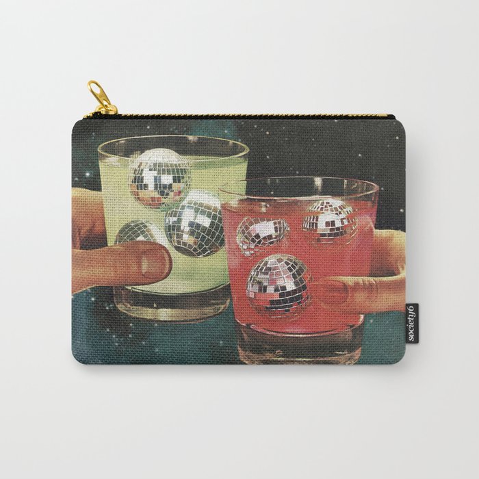 Cosmic Cheers - Disco Ball Margarita Carry All Pouch Gallery Image 1