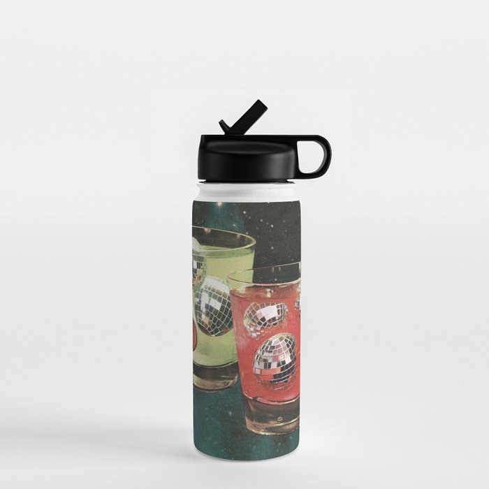Cosmic Cheers - Disco Ball Margarita Water Bottle Gallery Image 1