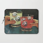 Cosmic Cheers - Disco Ball Margarita Laptop Sleeve Gallery Image 1